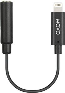 Movo TRRS Microphone Female 35mm Adapter