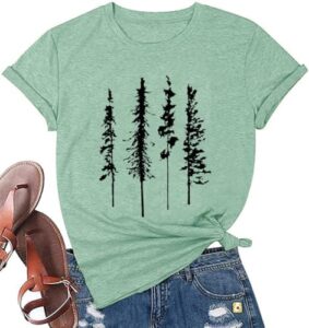 Graphic Women Pine Tree T-Shirt