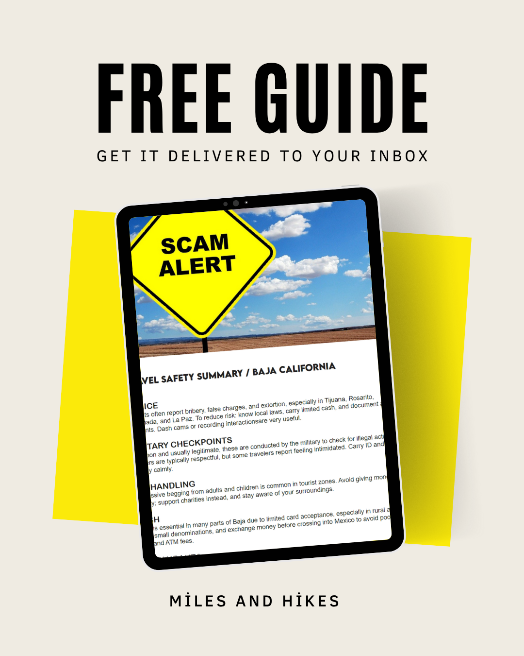 Baja California Safety Checklist