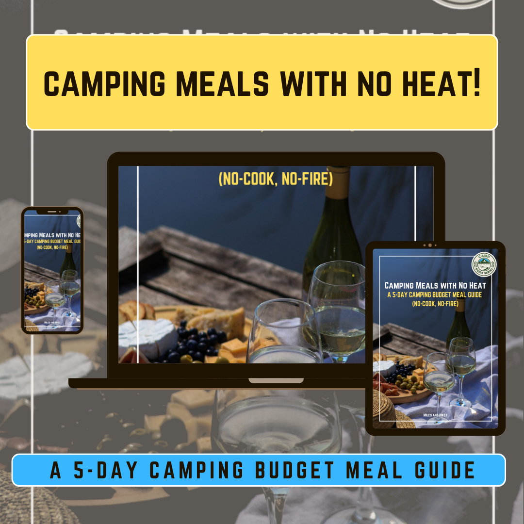 5 Days Camping Meals With No Heat (No Cooking/No Fire)