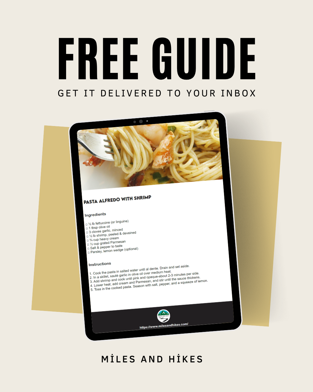 Pasta Alfredo With Shrimp