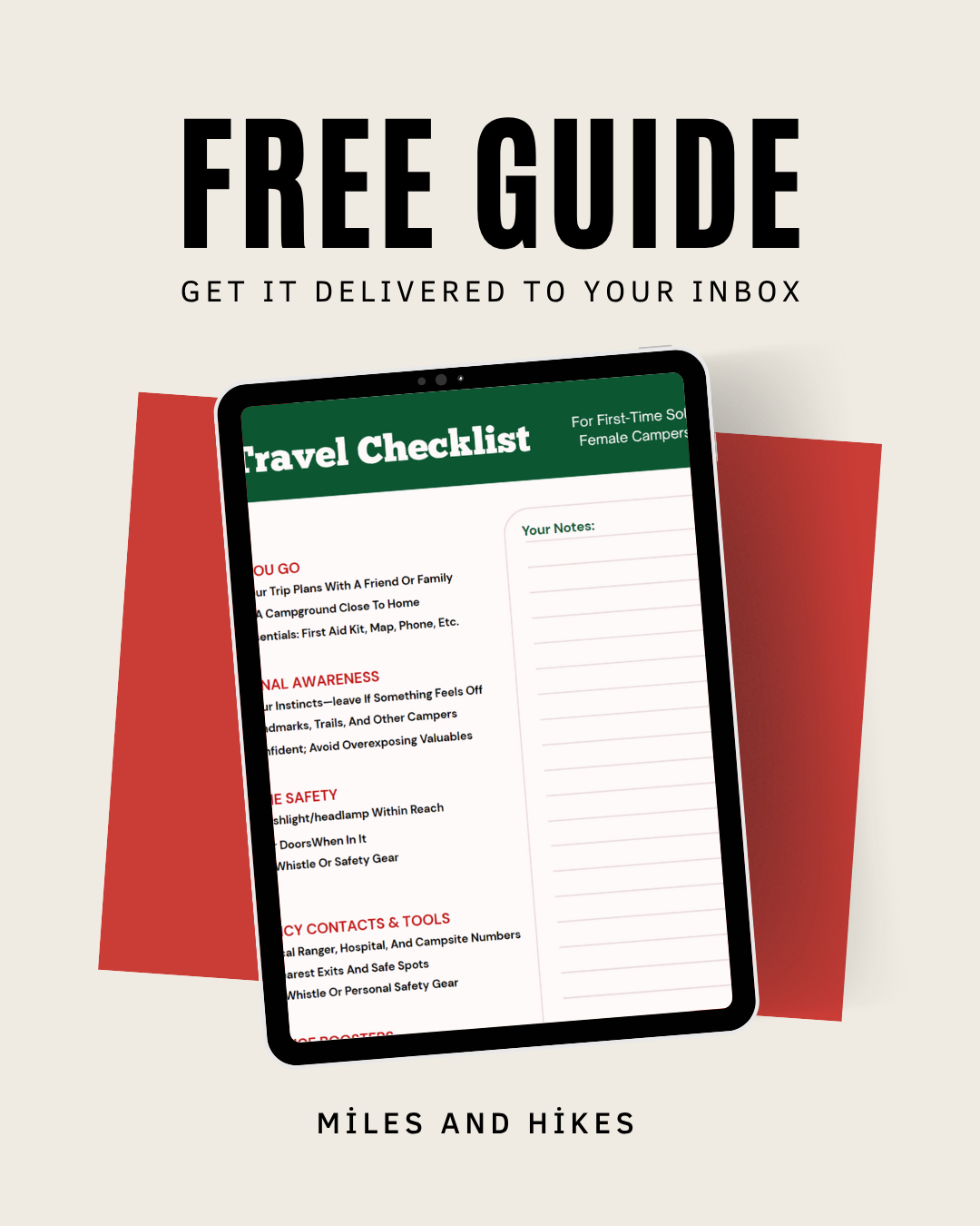 First Time Solo Female Travel Checklist